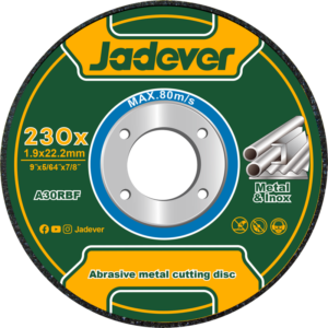 DISCO ABRASIVO PARA CORTE DE METAL: 230 MM  X 1,9 MM 22,22 MM (9'' X 5/64'' X 7/8'')