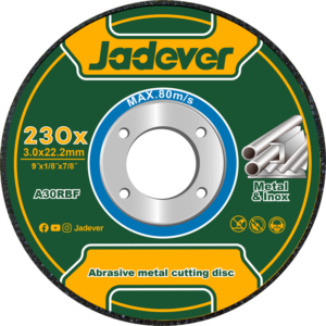 KIT DISCO ABRASIVO PARA CORTE DE METAL: 230 MM  X 3,0 MM 22,22 MM (9'' X 1/8'' X 7/8'')