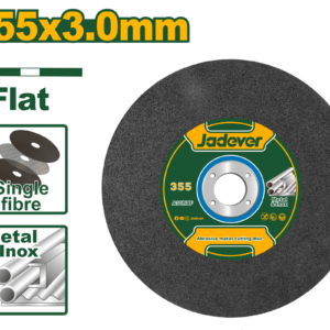 DISCO ABRASIVO PARA CORTAR METAL, TAMAÑO 355X3X25.4MM, CENTRO PLANO
