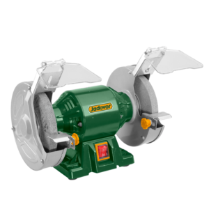 AMOLADORA DE BANCO 200W 2900RPM - VOLTAJE: 220-240V 50/60HZ - TAMAÑO DE LA RUEDA: 150MM - BASE DE ALUMINIO RESISTENTE - INCLUYE: 1 JUEGO DE PROTECTORES OCULARES + 1 CAJA DE ALMACENAMIENTO