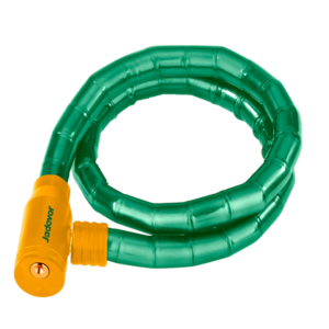 ESLINGA SERPIENTE PARA BICICLETA - LONGITUD: 800MM DIÁMETRO: 18MM - CAJA DE ABS - CILINDRO 100% LATÓN - TUBO DE PVC - CON 2 LLAVES DE HIERRO