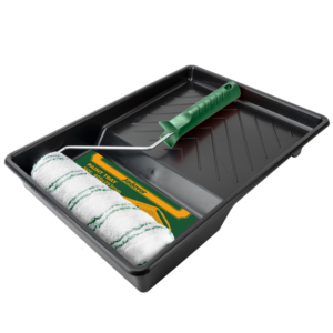 KIT DE RODILLOS PARA PINTURA 3 EN 1 - 1 RODILLO DE 230MM (9'') + BANDEJA DE PINTURA 405 X 293MM + SOPORTE DE RODILLO