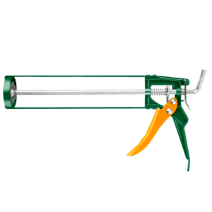 PISTOLA APLICADORA DE SILICONA SELLANTE - PLATO DE EMPUJE - LONGITUD: 230MM (9'')