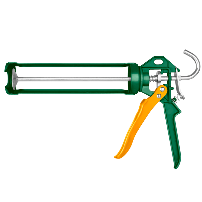 PISTOLA APLICADORA DE SILICONA SELLANTE - FUNCIÓN ROTATIVA - LONGITUD: 230MM (9″)