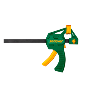 PRENSA GATILLO TIPO SARGENTO - TAMAÑO: 6'' - TAMAÑO DE LA ABRAZADERA: 35X150MM - CUERPO DE PLÁSTICO DURO - ALMOHADILLAS SUAVES