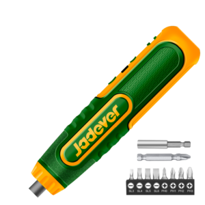 ATORNILLADOR INALÁMBRICO 260 RPM - VOLTAJE: 4V - 1/4'' (INCLUYE PUNTAS) - MÁX. PAR: 5NM - LUZ LED - INDICADOR DE NIVEL DE CARGA - TERMINAL DE CARGA: USB TIPO C (CARGADOR NO INLUIDO) - INCLUYE 9 PUNTAS