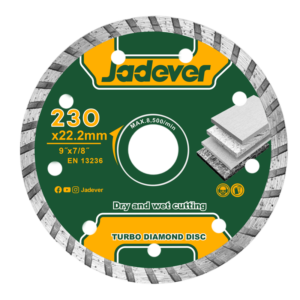 DISCO DE DIAMANTE TURBO - 230MM (9'')ANCHO 7,5 MM