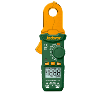 PINZA AMPERIMÉTRICA CC/CA - PANTALLA: 2000 CUENTAS - CORRIENTE CA / CC: 2A~200A - VOLTAJE CA: 2V~600V - VOLTAJE CC: 200MV~600 V - RESISTENCIA: 200?~20M? - CAPACITANCIA: 2NF~2MF - PRUEBA DE DIODO