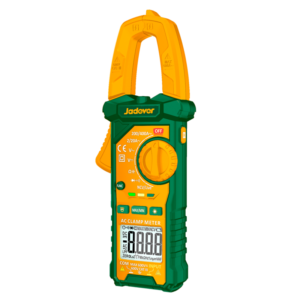 PINZA AMPERIMÉTRICA DIGITAL DE CA - PANTALLA: 2000 CUENTAS - CORRIENTE CA: 40A~400A - VOLTAJE CA: 2V~400V - VOLTAJE CC: 200MV~400V - RESISTENCIA: 400?~40M? - CAPACITANCIA: 4NF~4MF - PRUEBA DE DIODO