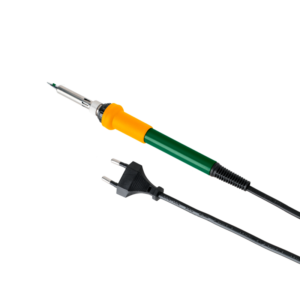 SOLDADOR ELÉCTRICO 60W - VOLTAJE: 220-240V 50/60HZ - TIEMPO DE PRECALENTAMIENTO: 1 - 2MIN - CABEZA RECTA Y CON PUNTA - ELEMENTO CALEFACTOR CERÁMICO - SOPORTE DE SOLDADOR - PUNTA REEMPLAZABLE