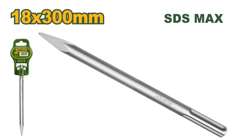 CINCEL PUNTA SDS MAX - 18X300MM - ACERO AL CR-V