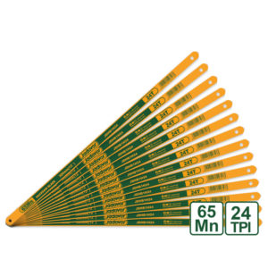 SET DE HOJAS DE SIERRA PARA METALES - TAMAÑO: 300 MM(12'') - NÚMERO DE DIENTES: 24D - ACERO 65MN - 10 UNIDADES / SET