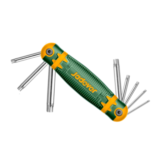 MANOPLA DE LLAVES TORX 8 EN 1 - ACERO CR-V - TAMAÑO: T9, T10, T15, T20, T25, T27, T30, T40