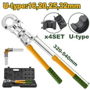 HERRAMIENTA DE PRENSADO MANUAL U-TYPE - 40KN - 16, 20, 25 Y 32MM