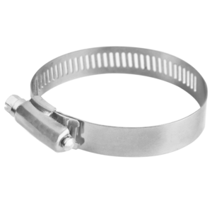 ABRAZADERA DE MANGUERA TIPO AMERICANO - RANGO DE APERTURA: 38 - 57MM - ANCHO: 12.7MM - TORNILLO DE CABEZA HEXAGONAL RANURADO - ACERO INOXIDABLE - 50 UNIDADES/BOLSA