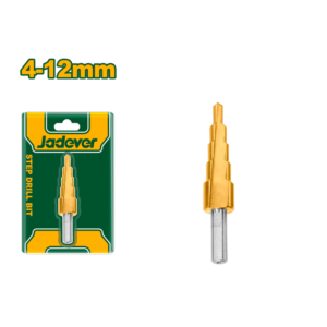 MECHA CÓNICA ESCALONADA - 4-12 MM - 2 MM/PASO - DIÁMETRO DEL VÁSTAGO: 6MM