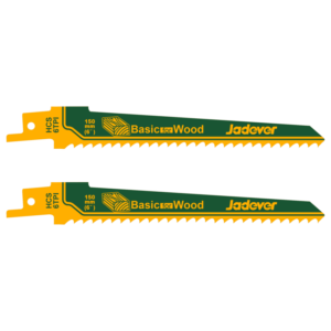 HOJAS PARA SIERRA SABLE PARA MADERA - 150MM X 19MM X 1,2MM - CANTIDAD DE DIENTES: 6TPI - 2 UNIDS/SET