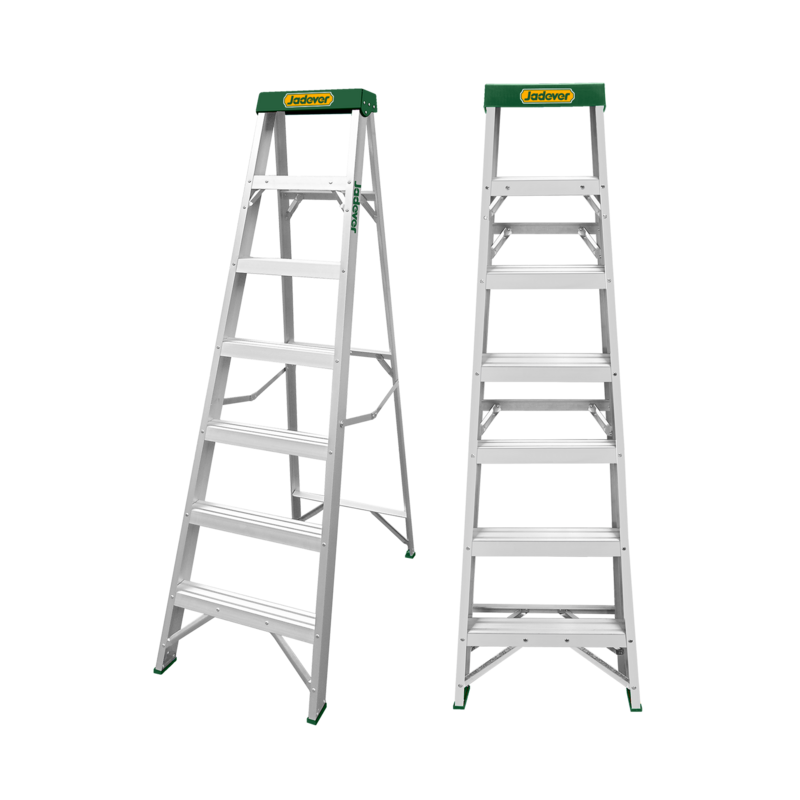 ESCALERA DE TRABAJO - ALUMINIO - ESCALONES: 6+1 - CARGA MÁXIMA: 150KG
