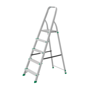 ESCALERA - ALUMINIO - ESCALONES: 5 - MÁX. CARGA: 120KG