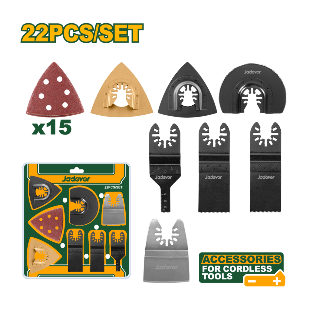 JUEGO DE CUCHILLAS MULTIHERRAMIENTA - 22 PIEZAS/JUEGO