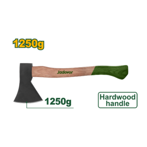 HACHA TUMBA MANGO MADERA - PESO: 1250G CABEZA DE MARTILLO FORJADA TRATAMIENTO TÉRMICO, ACERO AL CARBONO 45 #