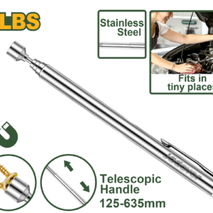 RECOGEDOR TELESCOPIO MAGNETICO, DE 125MM A 635MM, MATERIAL ACERO INOXIDABLE