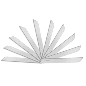 KIT DE 10 HOJAS DE CUTTER A PRESIÓN - TAMAÑO DE LAS HOJAS: 9MM X 80MM
