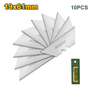 SET 10 PIEZAS CUCHILLAS MULTIUSO, TAMAÑO 61X19MM, EMBALADO EN CAJA DE PLASTICO