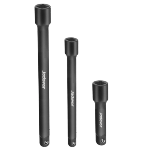 KIT DE BARRAS DE EXTENSIÓN DE IMPACTO DE 1/2'' - INCLUYE: 1 BARRA DE 3'' + 1 BARRA DE 6'' + 1 BARRA DE 8'' - ACERO 50BV30 (CR-V) + TRAT. TÉRMICO