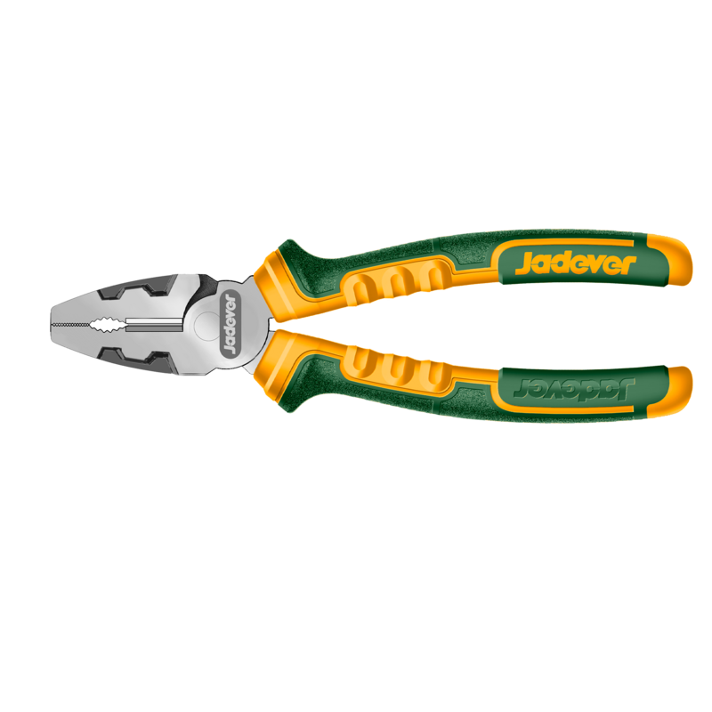 PINZA UNIVERSAL DE ALTO TORQUE: 180MM(7″) FUNCIÓN DE LLAVE Y DESBARBADO MANGO BICOLOR ERGONÓMICO