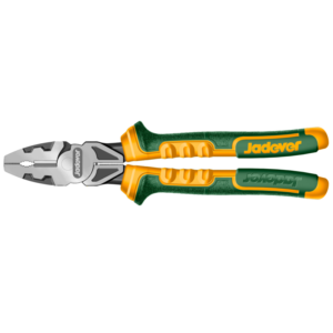 PINZA UNIVERSAL DE ALTA TORQUE: 240MM(9.5'') FUNCIÓN DE LLAVE Y DESBARBADO MANGO BICOLOR ERGONÓMICO