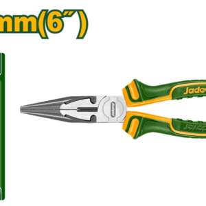 PINZA DE PUNTA LARGA: 160MM(6'') MANGO BICOLOR ERGONÓMICO