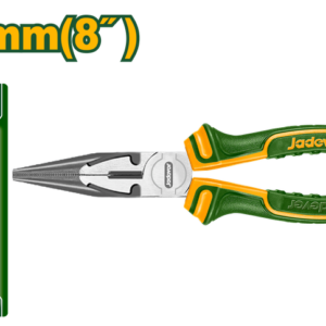 PINZA DE PUNTA CURVA: 200MM(8'') MANGO BICOLOR ERGONÓMICO