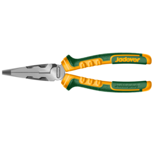 PINZA DE PUNTA LARGA DE ALTO TORQUE: 200MM(8'') FUNCIÓN DE LLAVE MANGO BICOLOR ERGONÓMICO
