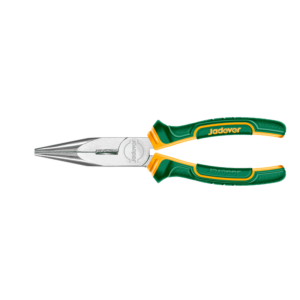 PINZA DE PUNTA CURVA: 200MM(8'') MANGO BICOLOR ERGONÓMICO