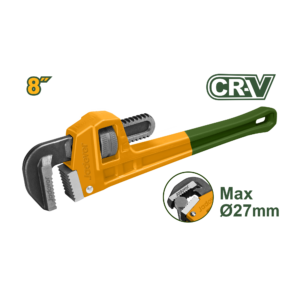 LLAVE DE TUBO, TAMAÑO 8", DIAMETRO MAX. DE SUJECION 27MM