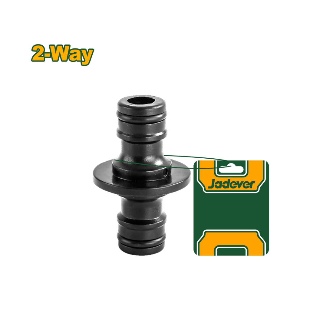 CONECTOR DE MANGUERA DE PLÁSTICO - ACOPLAMIENTO DE PLÁSTICO DE 2 VÍAS A PRESIÓN CONECTOR RÁPIDO PARA UNA FÁCIL DESCONEXIÓN Y CONEXIÓN CONVIERTE UNA SOLA HERRAMIENTA DE JARDÍN EN 2 SALIDAS