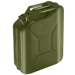 BIDÓN EXTRA CHATO - CAPACIDAD: 20L - TAMAÑO DEL PRODUCTO: 36 X 17 X 47CM - ESPESOR: 0,8MM - ACERO - CERRADURA SEGURA CON PASADOR - APTO PARA COMBUSTIBLES LÍQUIDOS