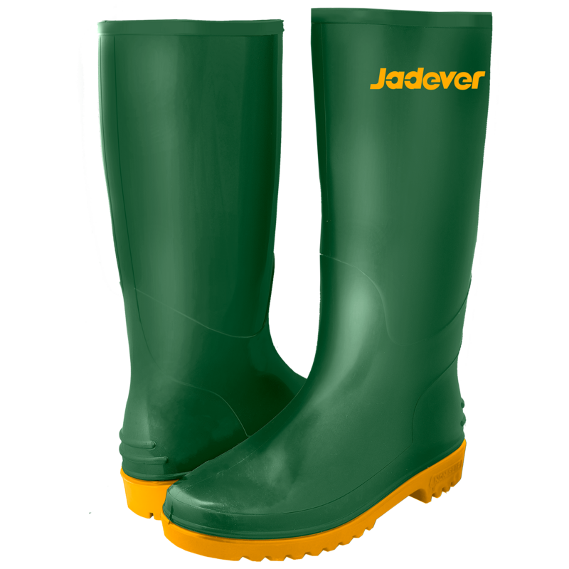 BOTAS DE LLUVIA - TALLE: 43 - 100% PVC VIRGEN - 100% IMPERMEABLE - RESISTENTE A ACEITES, ÁCIDOS Y ÁLCALIS