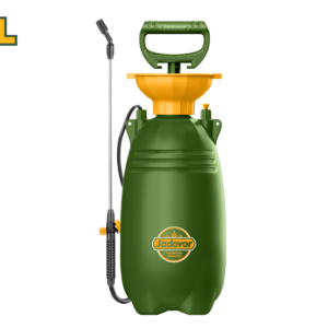 PULVERIZADOR, 8L, PRACTICA CORREA DE TRANSPORTE, PRESION 2.5BAR, MANGUERA FLEXIBLE 1.2M, LANZA UNIXIDABLE Y BOQUILLA DE PLASTIPO, GATILLO ON/OFF CON SEGURO, PATRON DE PULVERIZACION AJUSTABLE