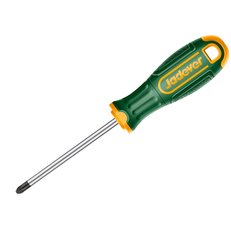 DESTORNILLADOR PHILLIPS PH2 - ACERO CR-V - PUNTA MAGNÉTICA - 6MM X 125MM - VÁSTAGO REDONDO: 6MM - MANGO SUAVE