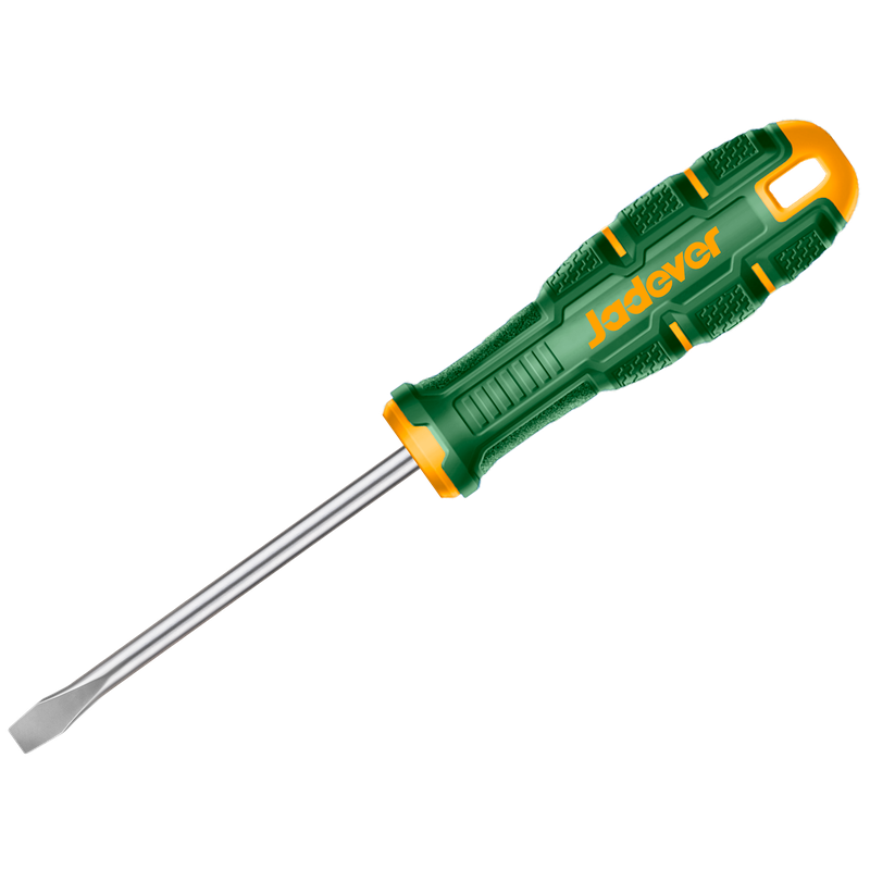 DESTORNILLADOR PLANO CÓNICO SL6.5 - PUNTA MAGNÉTICA - 6,5MM X 150MM - VÁSTAGO REDONDO: 6MM - MANGO ERGONÓMICO
