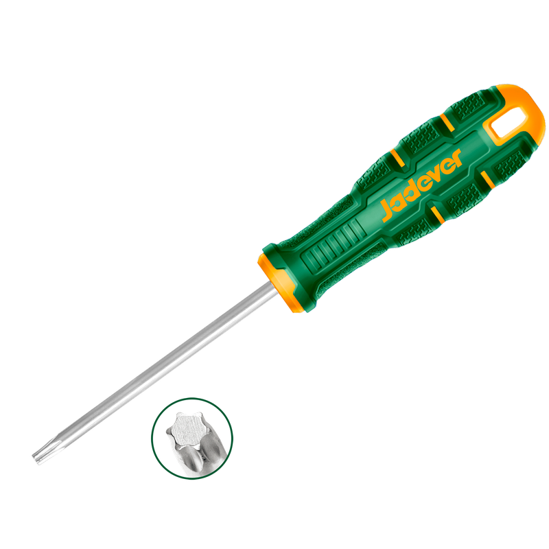 DESTORNILLADOR TORX T10 - PUNTA MAGNÉTICA - 5MM X 100MM - VÁSTAGO HEXAGONAL: 5MM - MANGO ERGONÓMICO