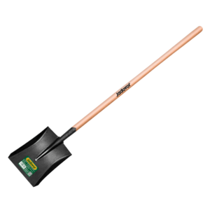 PALA LARGA DE PUNTA ANCHA - CABEZA DE ACERO AL CARBONO - MANGO DE MADERA - ANCHO DE CABEZA: 245MM - LONGITUD DE CABEZA: 300MM