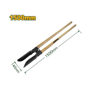 PALA HOYADORA DISPERSIÓN DE PUNTOS: 140 MM LONGITUD: 1500 MM CALIBRE: 2,2 MM EL DIÁMETRO DEL MANGO: 32 MM MATERIAL: ACERO AL CARBONO