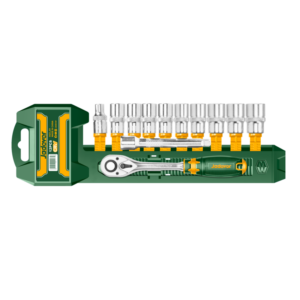 KIT DE TUBOS Y LLAVE TRINQUET 12 PIEZAS 1/2''