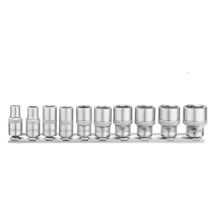 KIT DE TUBOS HEXAGONALES DE 1/4'' DE 10 PIEZAS - TAMAÑOS: 5-6-7-8-9-10-11-12-13-14MM