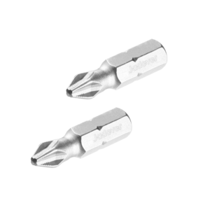 PUNTAS DE DESTORNILLADOR - PH2 X 25MM - 2 PIEZAS/JUEGO - AC. CR-V ENDURECIDO Y REVENIDO