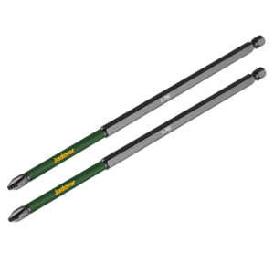 PUNTAS DE DESTORNILLADOR DE IMPACTO - PH2 X 150MM - 2 PIEZAS/JUEGO - AC. S2 ENDURECIDO Y REVENIDO