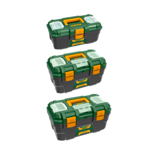 KIT DE CAJAS DE HERRAMIENTAS DE PLÁSTICO - 13'', 16'' Y 19''
